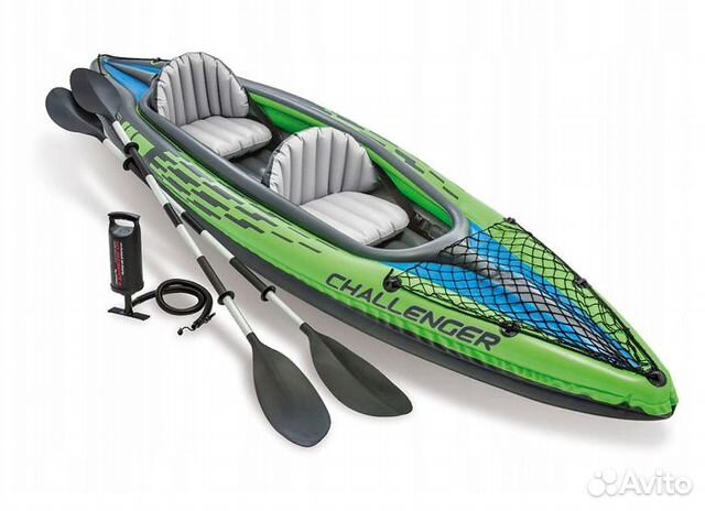 Лодка надувная Intex 68306 Challenger K2 Kayak