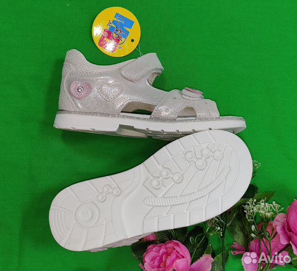 Сандалии из натуральной кожи р.27-32