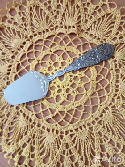 Лопатка для торта,набор жля чая мельхиор СССР