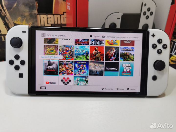 Новый Прошитый Nintendo Switch Oled 256Гб Реболл