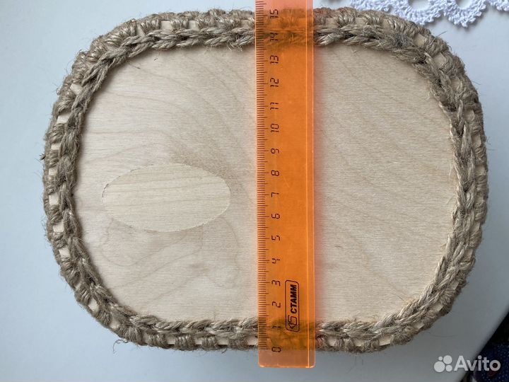 Корзинка из джута