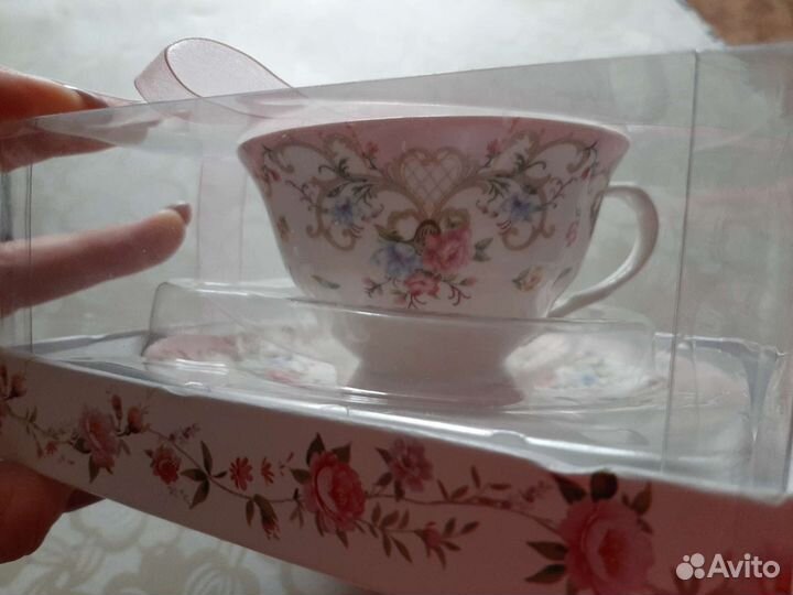 Чашка с блюдцем