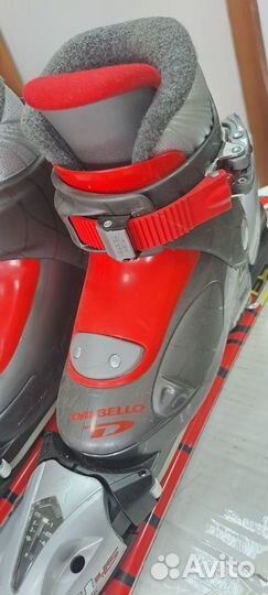 Детские горные лыжи с ботинками