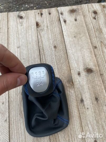 Ручка кпп на ваз 2113-2115 стандарт синяя нить