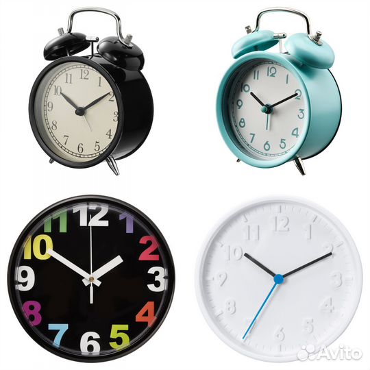 Новые часы и будильники Икеа