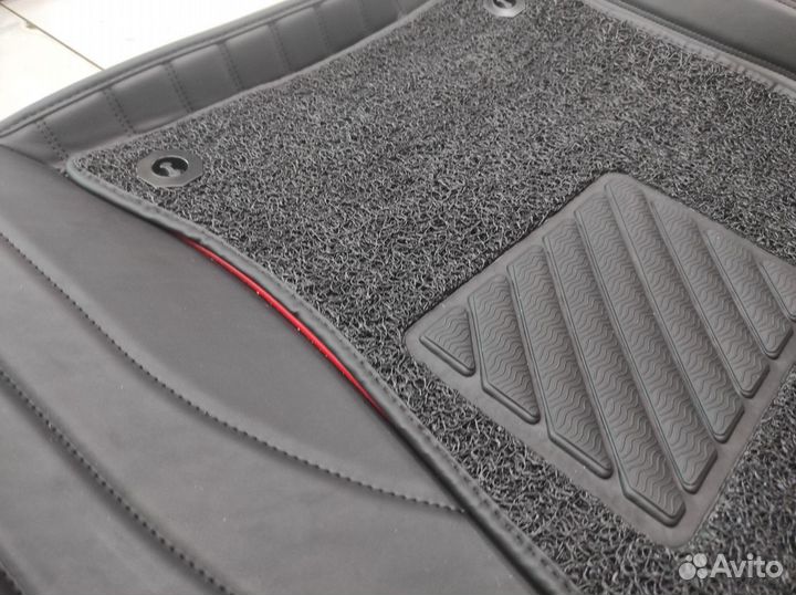 Коврики салона кожаные с ворсом Mercedes GLE X166