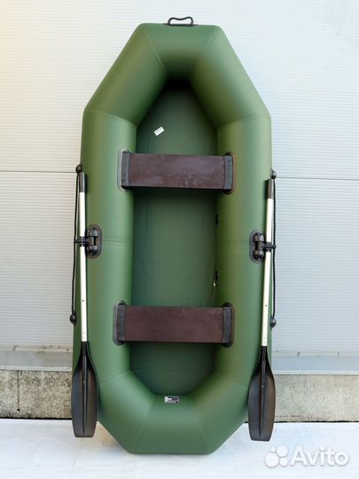 Лодка пвх Барс 260 зелёный