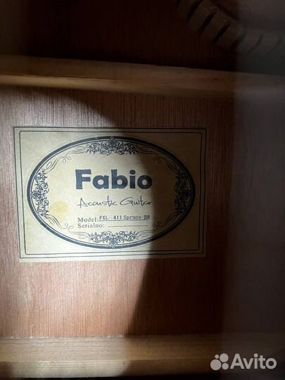 Акустическая гитара Fabio FXL-411 Spruce-BR