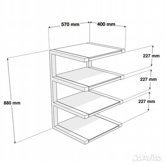 Стойка под TV и Hi-Fi NorStone Esse HiFi Oak