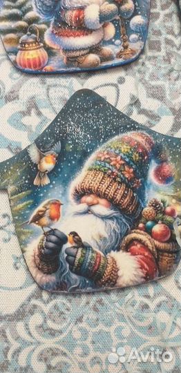 Интерьерная подвеска на стену новогодняя