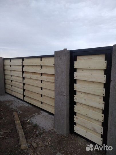 Строительство заборов,окраска крышь и заборов