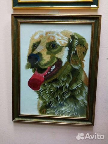 Картина вышивка