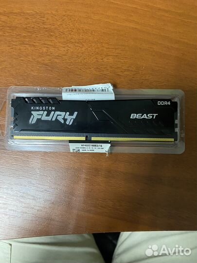 Kingston fury 16 gb 3200MHz