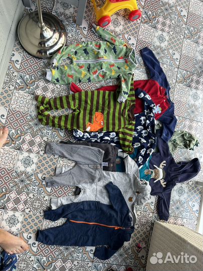 Вещи пакетом на мальчика carters 6m 9m 12m