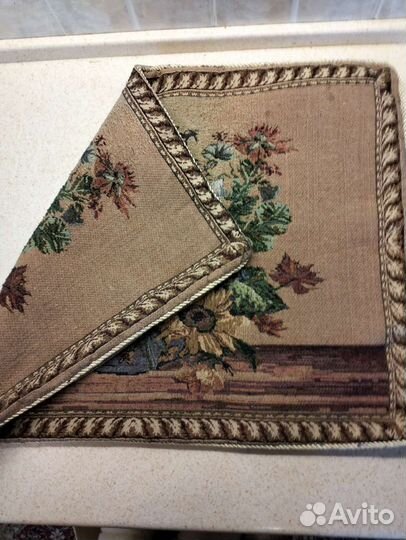 Гобеленовая двухсторон наволочка на молнии 50х70