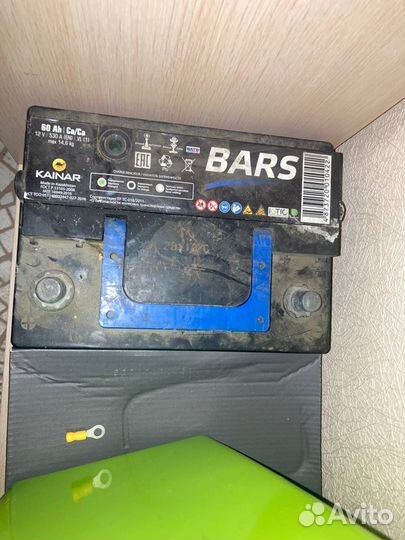 АКБ bars 60 Ah прямая полярность 2021