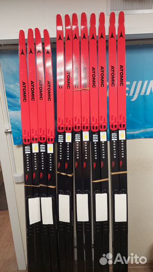 Лыжи беговые Atomic, новые конек
