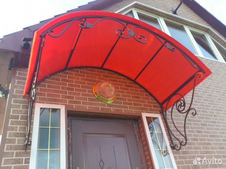 Поликарбонат Сотовый 2100х6000х4 Красный