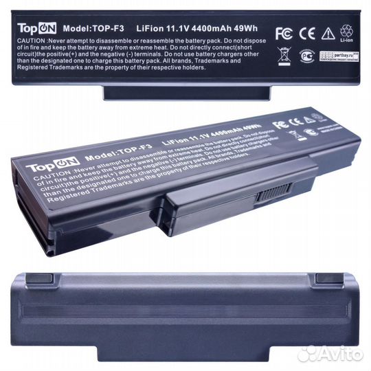 Аккумулятор TOP-F3 11.1V 4400mAh 49Wh для ноутбука
