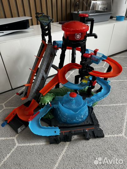 Автомойка hotwheels крокодил