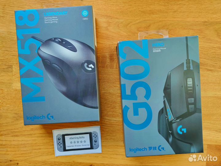 Игровая мышь Logitech MX518 / G502 Hero. Новая