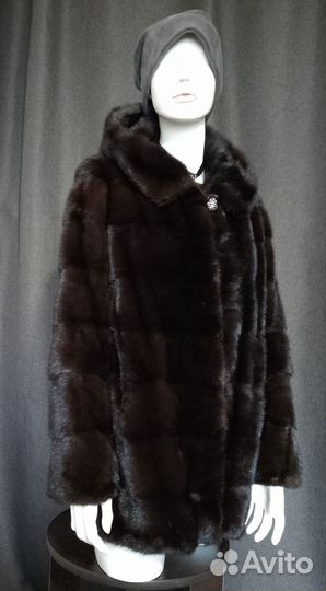Шуба норковая поперечка