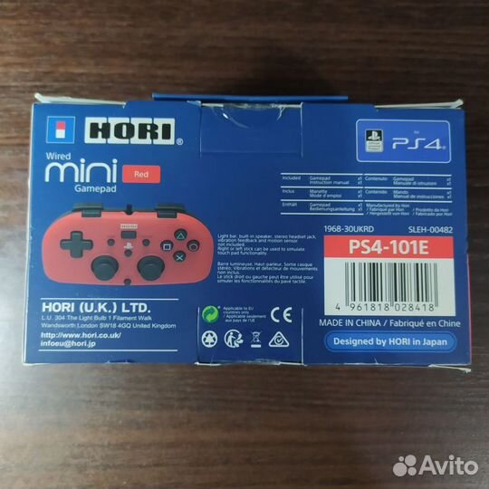 Геймпад Hori Horipad Mini Red