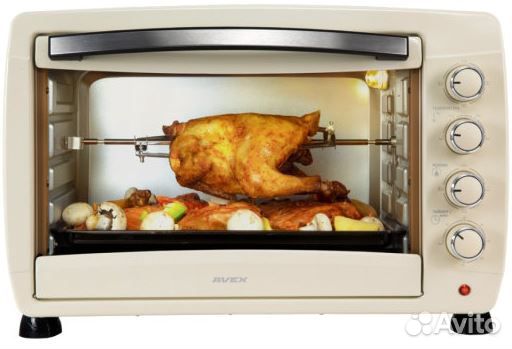 Мини-печь с грилем Avex TR 450 yсl, 45 л, 2000 Вт