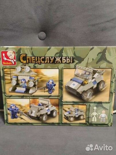 Конструктор Sluban спецслужбы Джип М38-в0195 новый