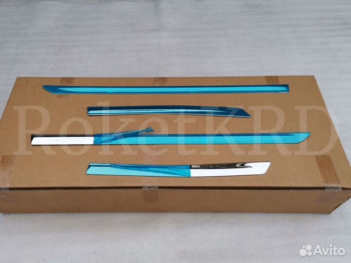 Молдинги дверей Lexus NX хром