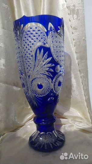 Хрустальная ваза 47,5 см Гусь Хрусталь