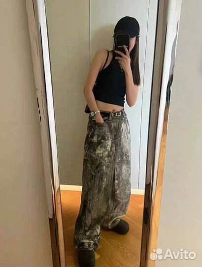 Джинсы Acne Studios Camo