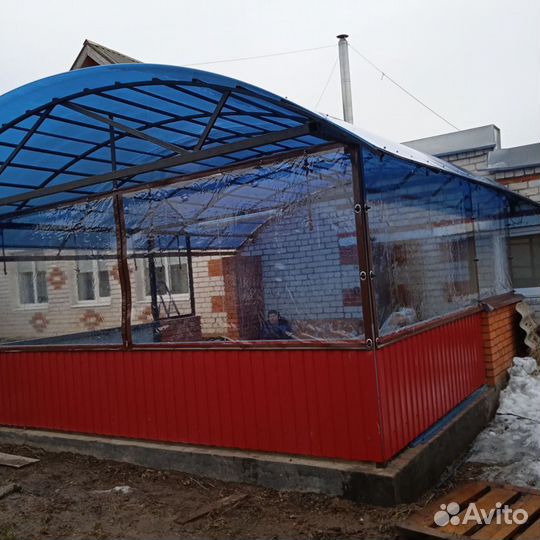 Мягкие окна для кафе