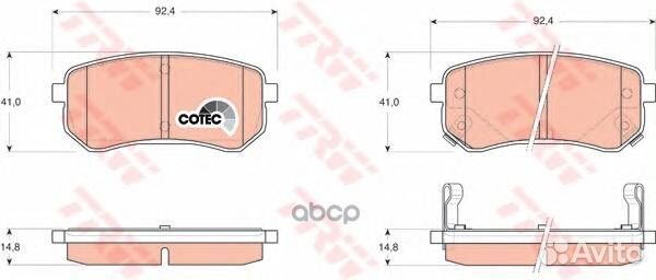 Колодки тормозные hyundai i10 08/KIA picanto 0