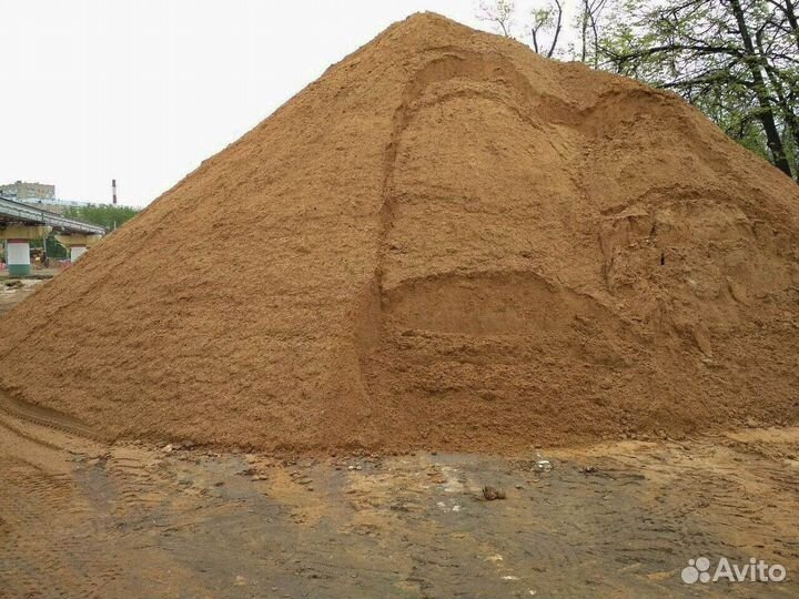 Песок карьерный с доставкой