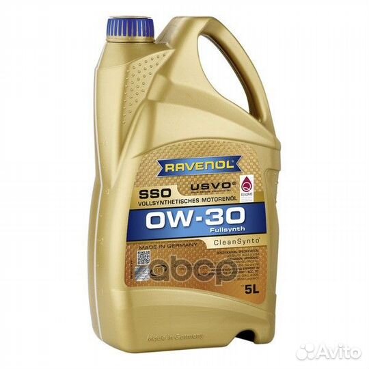 Масло моторное Ravenol SSO 0W-30 CF/SN B4/A3