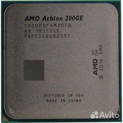 Процессор AMD Athlon 200GE Socket AM4 3,2ггц OEM R