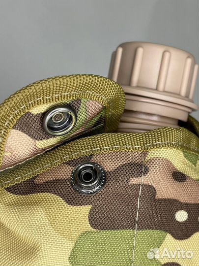 Фляжка с котелком армейская