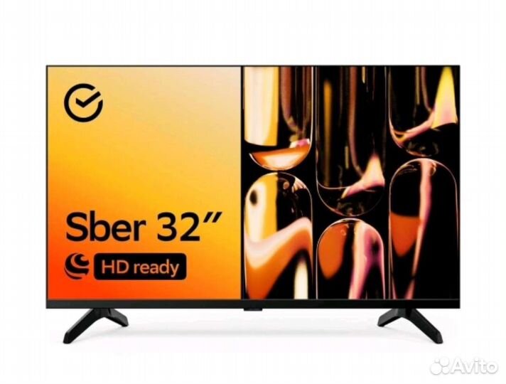 Телевизор sber SDX-32-2120B, новый