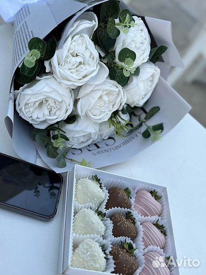 Мыльные розы, букет из мыла учительнице, на 1-е се