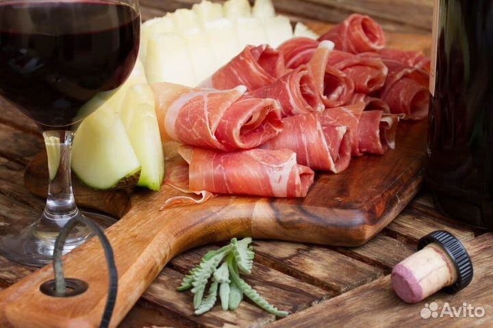 Хамон Serrano Bodega + хамонера Мадрид + нож
