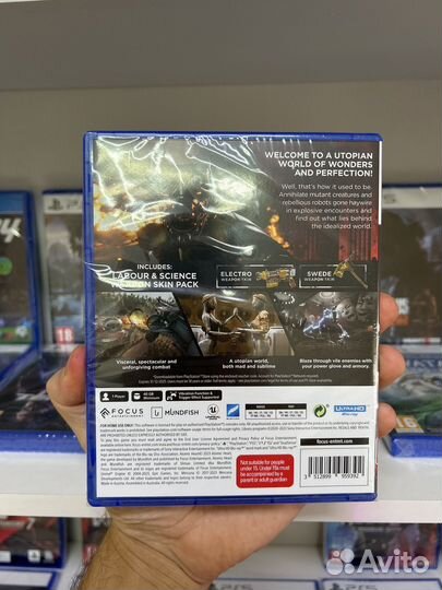 Atomic heart ps5 диск, новый