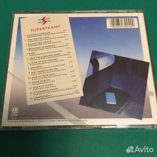 CD Supertramp/The Autobiography Of,1986,Germany