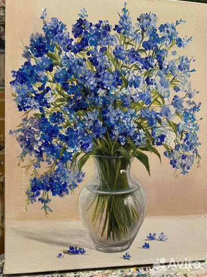 Картина. Незабудки