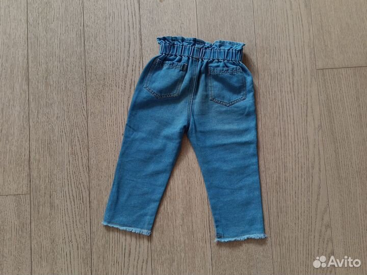 Джинсы zara для девочки 98 см