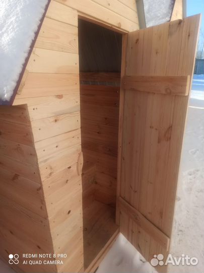 Туалет из сосны