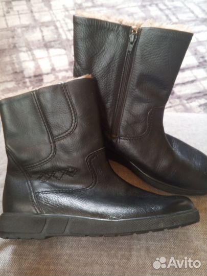 Полу сапожки кожаные мужские новые ленвест