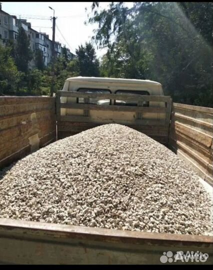Щебень Песок Отсев Гпс Галька Мура Бутовый камень