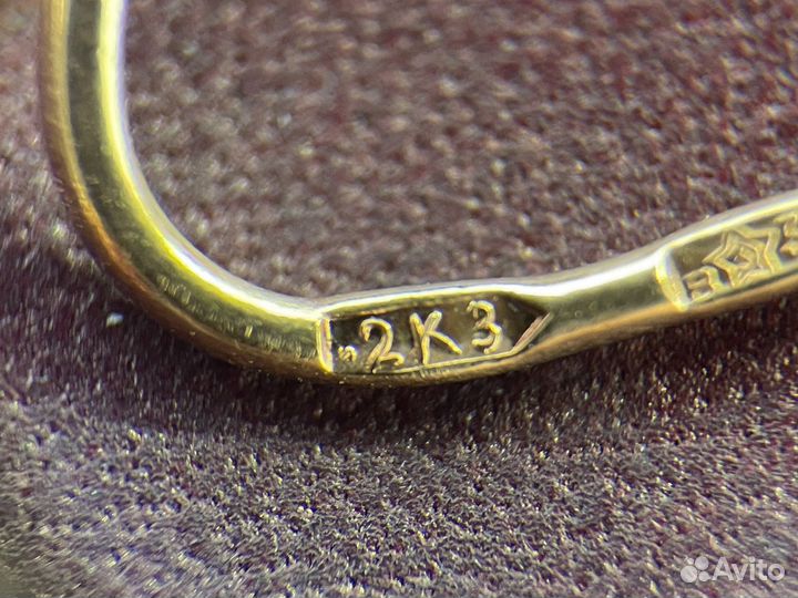 Золотые серьги СССР