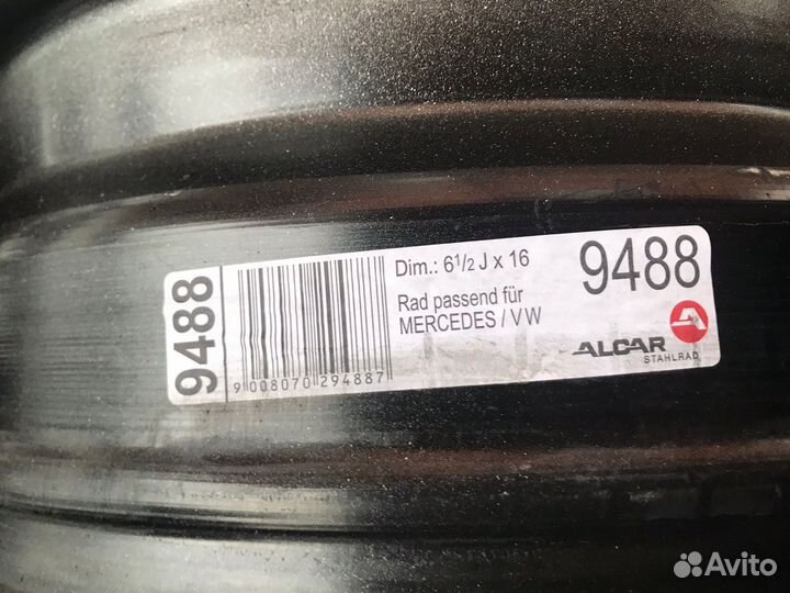 Диски мерседес спринтер 906/907 новые